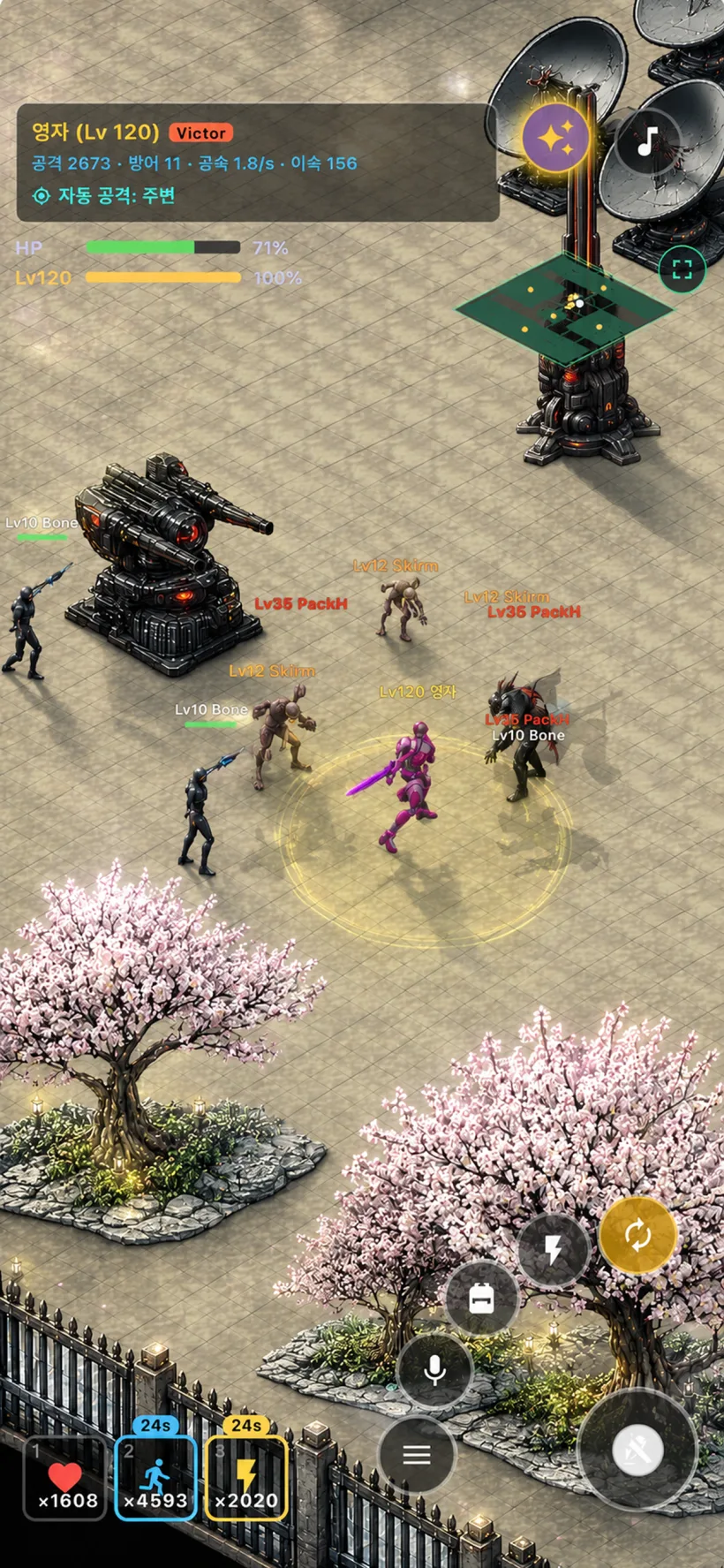 A max-level Reclaimer clears a stronghold.